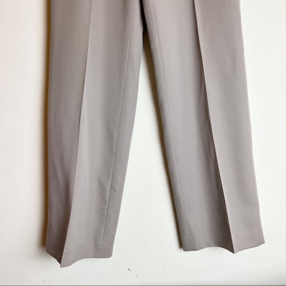 J. Crew Classic Wool Dress Suit Pants, Size 12 Tall Taupe - Picture 3 of 13